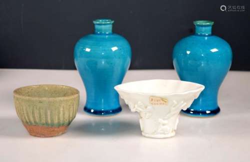Four 18/19 C Chinese Ceramics