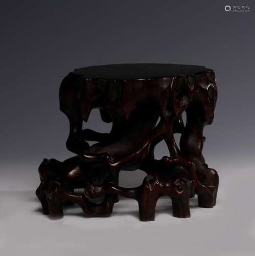 Chinese Root Shaped Hardwood Stand