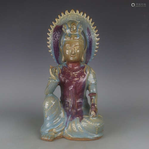 A JUNYAO FIGURE OF GUANYIN, SONG DYNASTY (960-1279)