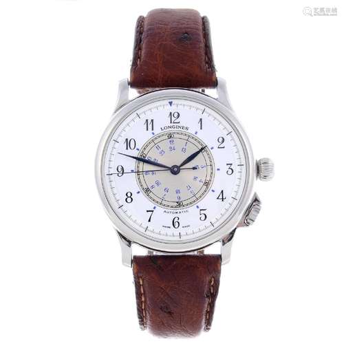 LONGINES - a gentleman's Navigation wrist watch.