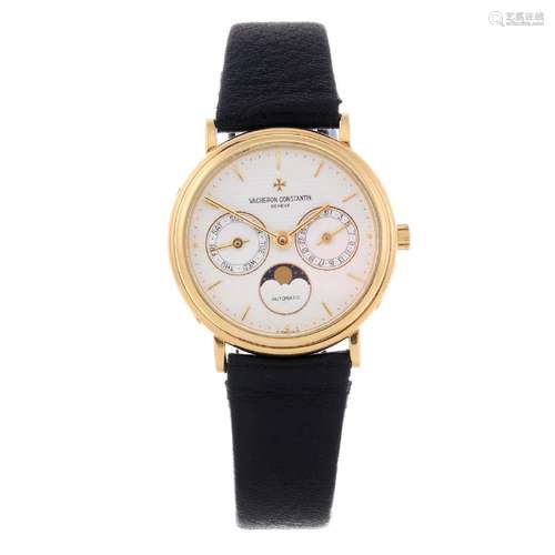 VACHERON CONSTANTIN - a gentleman's wrist watch. 18ct