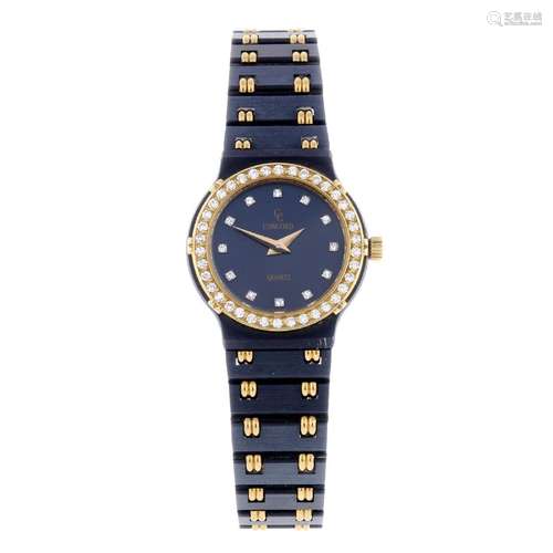 CONCORD - a lady's La Costa bracelet watch. PVD-treated