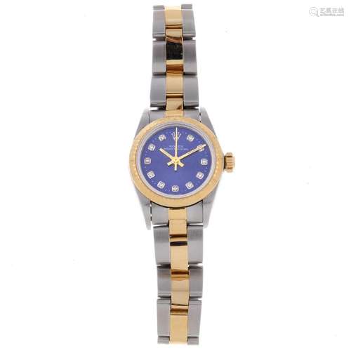 ROLEX - a lady's Oyster Perpetual bracelet watch. Circa