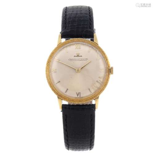 JAEGER-LECOULTRE - a gentleman's wrist watch. Yellow