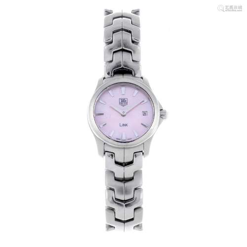 TAG HEUER - a lady's Link bracelet watch. Stainless