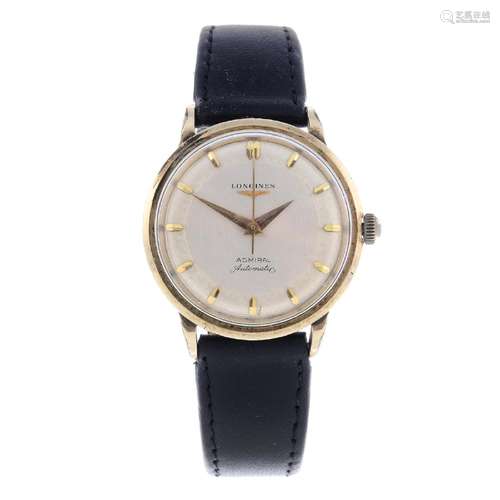 LONGINES - a gentleman's Admiral 1200 wrist watch. Gold