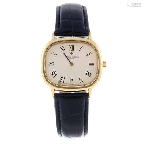 VACHERON CONSTANTIN -  a gentleman's wrist watch.