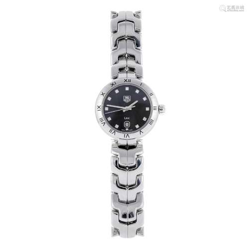 TAG HEUER - a lady's Link bracelet watch. Stainless