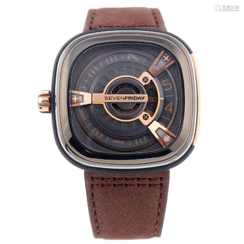 SEVENFRIDAY - a gentleman's M2/02 wrist watch.