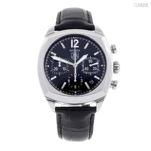 TAG HEUER - a gentleman's Monza chronograph wrist