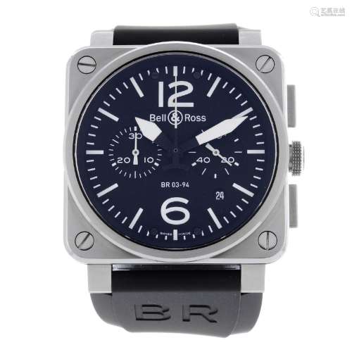 BELL & ROSS - a gentleman's Aviation chronograph wrist