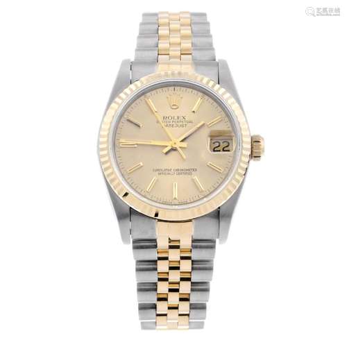 ROLEX - a mid-size Oyster Perpetual Datejust bracelet