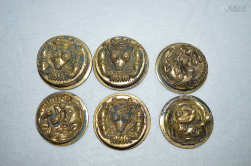 GILT BRONZE SET