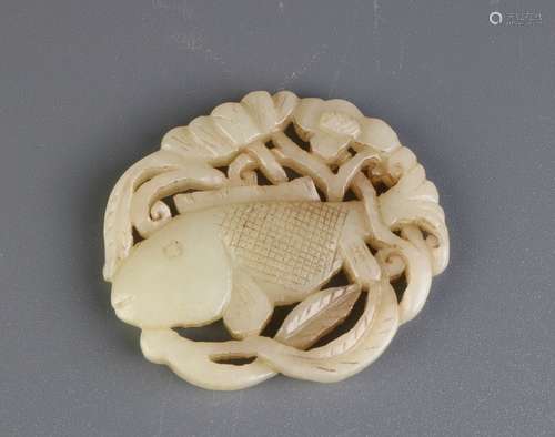 Chinese Carved Jade Plaque