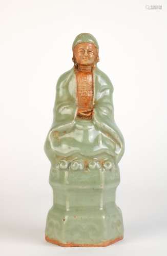 Chinese Long Quan Ceramic Buddha