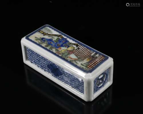 Chinese Blue/White Porcelain Paper Weight