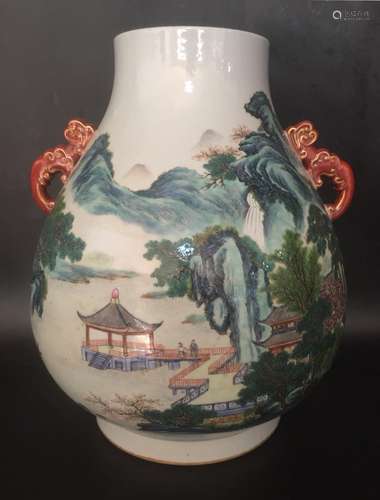 Chinese Famille Rose Porcelain Jar