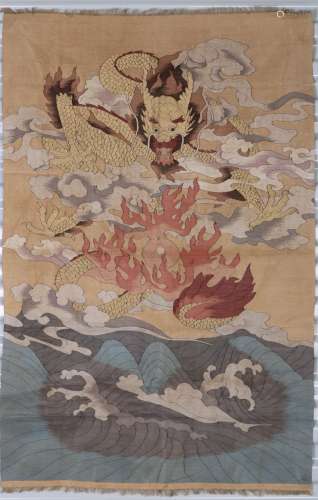 Chinese Kesi of Dragon