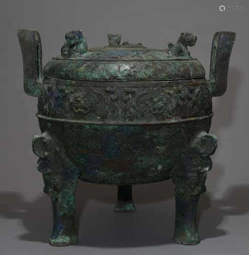 Chinese Bronze Incense Burner