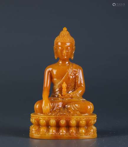 Chinese Soapstone Carving of Buddha