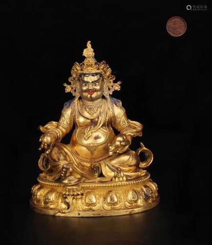 Chinese Gilt Bronze Buddha