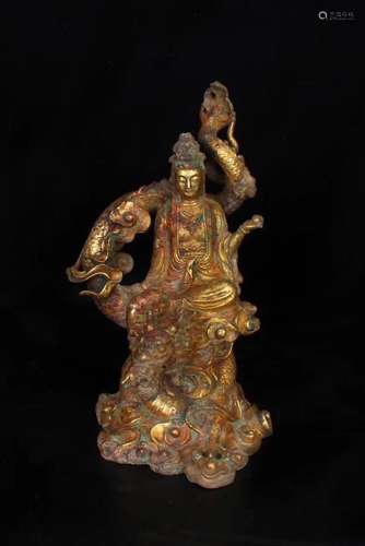 Chinese Gilt Bronze Buddha