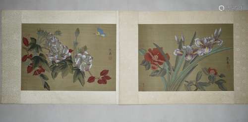 2 Pieces of Chinese Painting