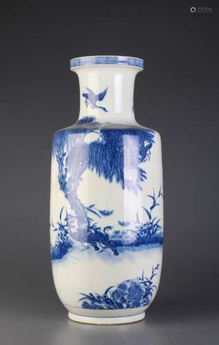 Chinese Blue/White Porcelain Vase