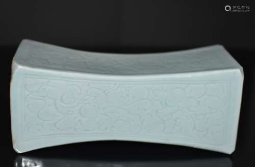 Chinese Ying Qing Ceramic Pillow