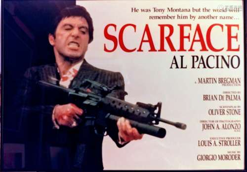 Al Pacino Scarface Poster.