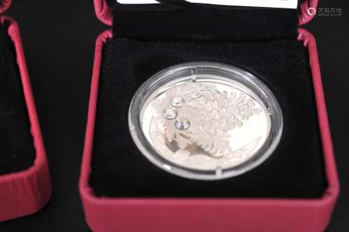 加拿大2008-2010皇家嵌水晶纪念银币