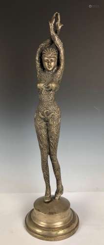 Demetre Chiparus Bronze French Statue Sea Goddess