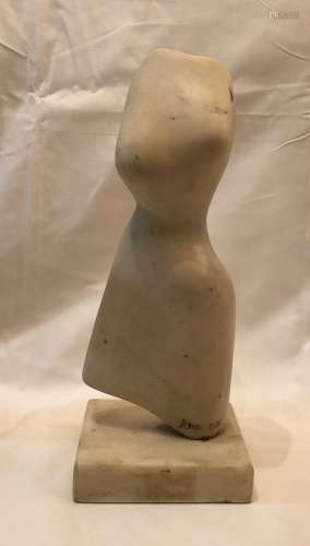 Marble Sculpture Signed