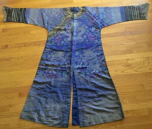 Embroidered Silk Robe