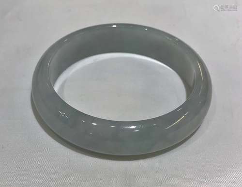 Natural Untreated Jadeite Jade Bangle.