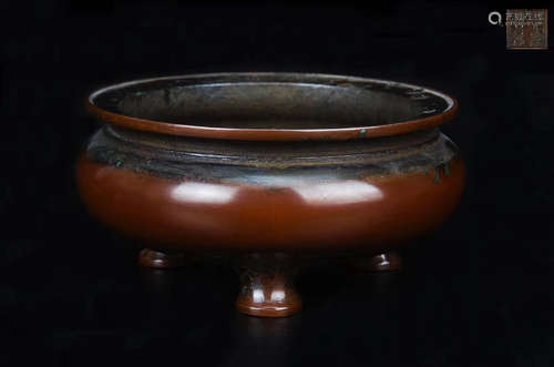 A COPPER CENSER, QING DYNASTY