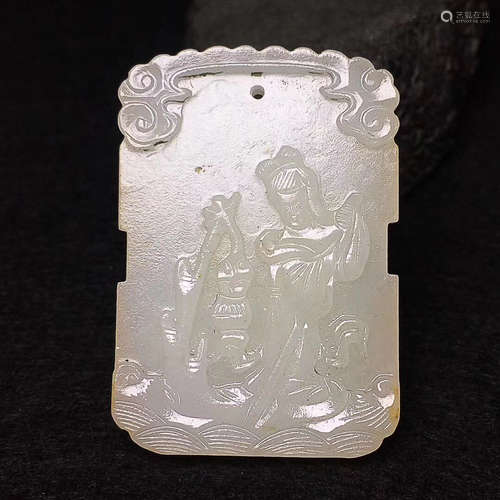 A HETIAN JADE PLATE