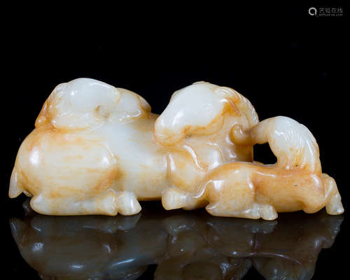 A HETIAN JADE PAPERWEIGHT