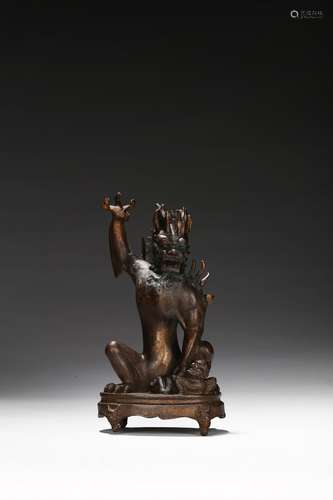 A bronze figure of Taoist Dragon King