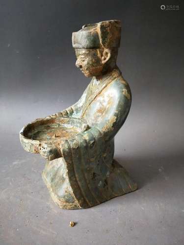 BRONZE CHARACTER LAMP