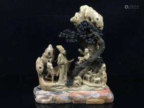 SOAPSTONE CARVED DECORATION