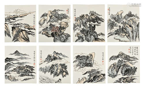 LU YANSHAO: INK AND COLOR ON PAPER PAINTINGS BOOKLET