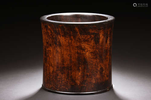 HUANGHUALI WOOD BRUSH POT