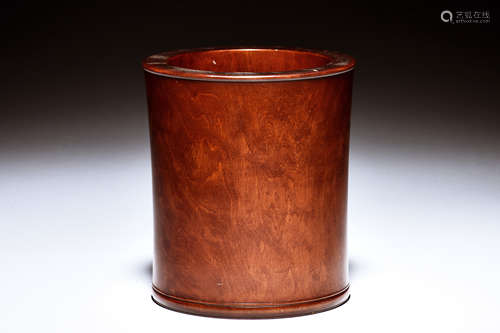 HUANGYANGMU WOOD BRUSH POT