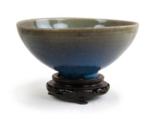 100. BLUE GLAZED BOWL; SONG DYNASTY