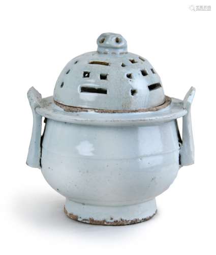 360. KOREAN INCENSE BURNER WITH LID