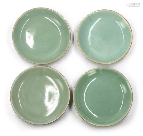 169. GREEN PLATE SET; JIAQING (1796-1820)