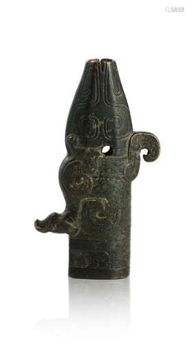 204. BRONZE END PIECE