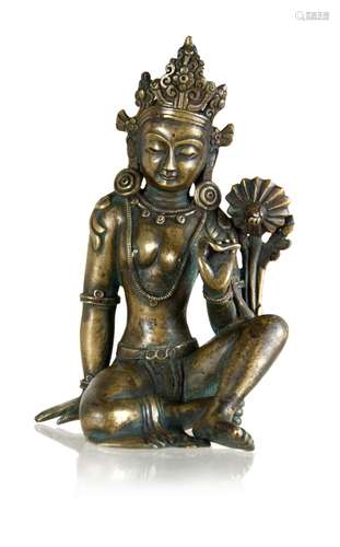 83. BRONZE BODHISATTVA IN ROYAL EASE POSE