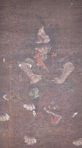 A portrait of Zhong Kui